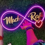 Couple name neon frame customized couple name neon frame best gift for boyfriend